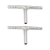 SING F LTD 2pcs 6mm T-Piece Connector Replacement Part 304