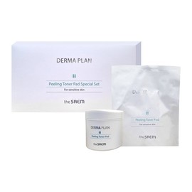 The Saem Derma Plan Peeling Toner Pad Set + 2 Minis / 더샘 더마 플랜 필링 토너패드 세트 + 미니2종