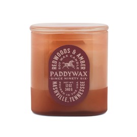 Paddywax Candles VS1003 Vista Collection Scented Candle, 12-Ounce, Redwoods & Amber, 12 Ounces