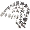Set de 100 Piezas de Dijes Tibetanos accesorios de plata