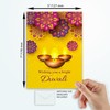 Wright Home & Gift Three Candles Diwali Greeting Cards |
