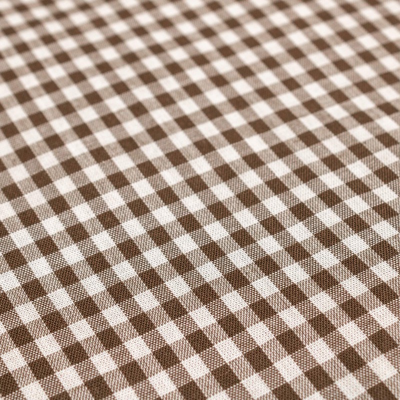 Heated Wheat Cushion 19 x 19 cm Brown / White