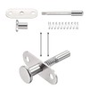sourcing map Plunger Latches Spring-Loaded Stainless Steel 6mm Dia Head