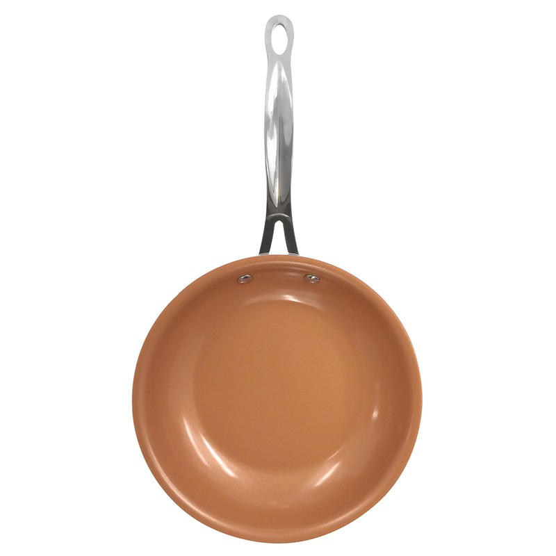 Gotham Steel Ceramic and Titanium Nonstick Fry Pans, Grey, 11"