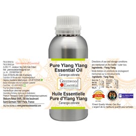 Greenwood Essential Pure Ylang Ylang Essential Oil (Cananga odorata) Steam Distilled 630ml (21 oz)