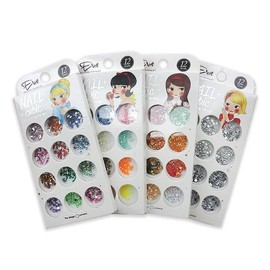 EVA Cubic Nail Art Set Glitter Parts DIY Stone Crystal Children's Gift Girl's Hobby Materials Decorating Craft / 에바 큐빅 네일아트 세트 반짝이 파츠 셀프 스톤 크리스탈 어린이 선물 여자아이 취미 재료 꾸미기 만들기
