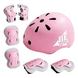 7pzs Kits De Protección De Rodilla Codo Y Manos Para Niño