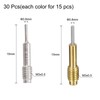 sourcing map 30pcs Replace Pins for Watch Band Pin Punch