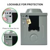 EyGde 30 Amp RV Power Outlet Box - Upgraded Preset