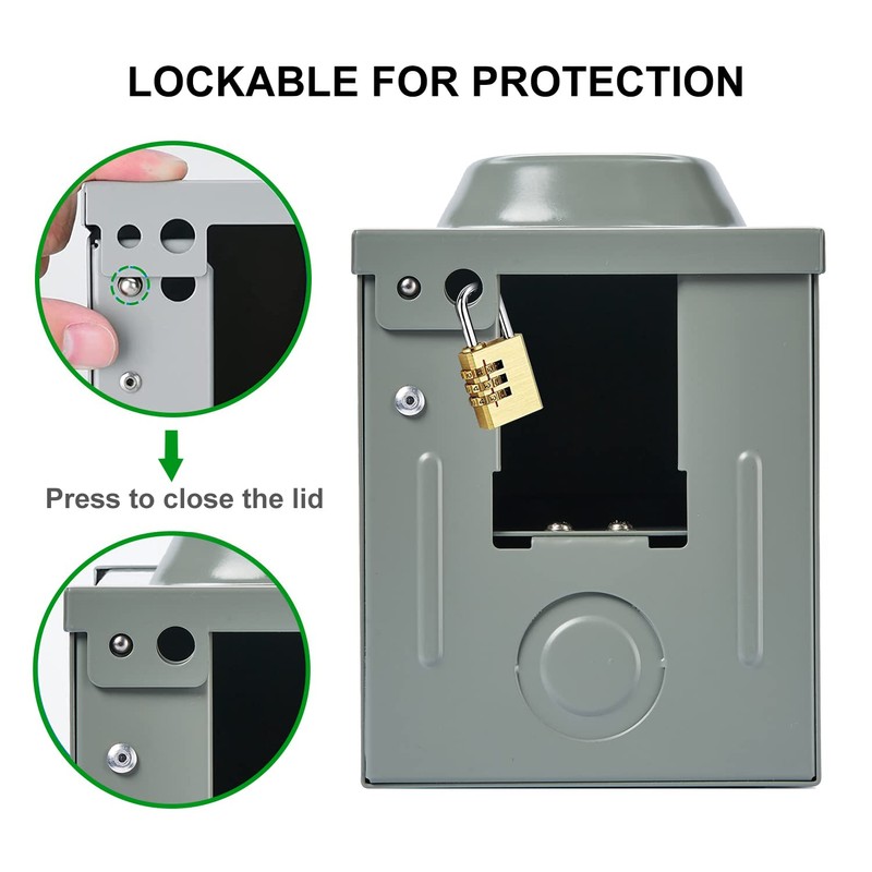 EyGde 30 Amp RV Power Outlet Box - Upgraded Preset