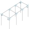 Aoneky 1-3/8 Inch Slant Roof Corner Canopy Fitting Kit, Heavy