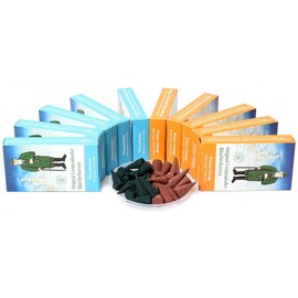 Crottendorfer Räucherkerzen Original 10 x 24 Economy Pack - Winter Dream and Winter Orange Ore Mountains