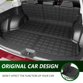xipoqix Cargo Mat Compatible with 2019-2024 Subaru Forester Trunk Mat TPE Cargo Liner Replacement for 2019 2020 2021 2022 2023 2024 Subaru Forester Accessories (Cargo Mat)