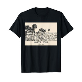 North Port Florida Vintage Retro Travel Souvenir T-Shirt