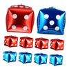 Generic 10pcs Cube Dice Foil Balloons Shaped Balloons for Birthday