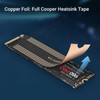 Tangxi 2Pcs M.2 SSD Heatsink, 2280 M.2 NVMe SSD Graphene