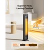 PELONIS 30” Ceramic Tower Space Heater with Adjustable Thermostat for