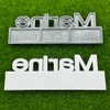 2 Pack Marine Edition Car Emblem - 3D Metal Badge