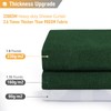 BTTN Extra Long Fabric Shower Curtain, 84 Inch Linen Textured