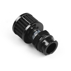 Dyno Racing Aluminum Billet Valve Cover Adapter Oil Cap Breather Fitting AN10 & Filter Accessory Compatible With LX LSX LS1 LS2 LS3 LS6 LS7