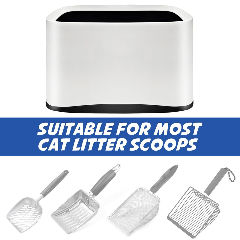 PLACHIDAY Universal Cat Litter Scoop Holder-Kitty Litter Scooper Caddy for