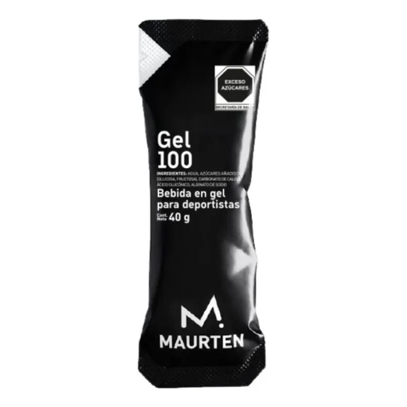Gel Running Maurten Gel100 Caja 12 Pz M-g100 Color Negro