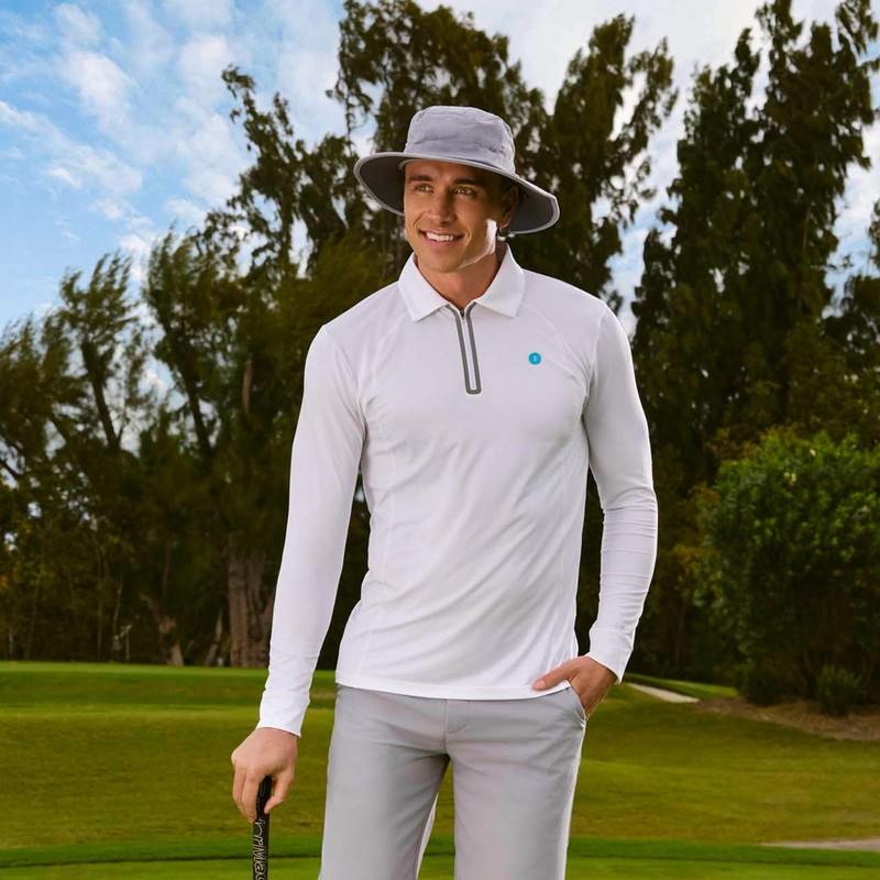 Performance Golf Hat with Wide Brim - UPF 50+ Sun
