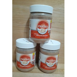 Nutiva 3PK: NUTIVA Organic ALMOND Coconut Spread NO: GMO/GLUTEN VEGAN PLANT KOSHR 11.5