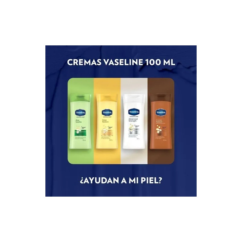 Crema Corporal Hidratante Cocoa Radiant Vaseline 100ml