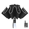 LAMA Folding Umbrella, Inverted Umbrella Windproof Strong, Auto Open/Close, Anti-UV,