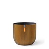 Capi Europe - Flower Pot Ball Groove Black & Gold