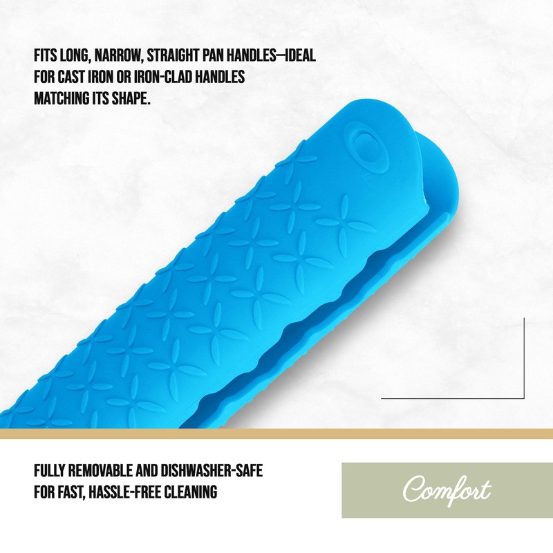 Trudeau Silicone Stay Cool Handle Grip (Colors May Vary)