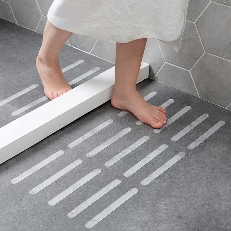 12pcs Anti Slip Bath Tapes Grip Non Slip Shower Strips