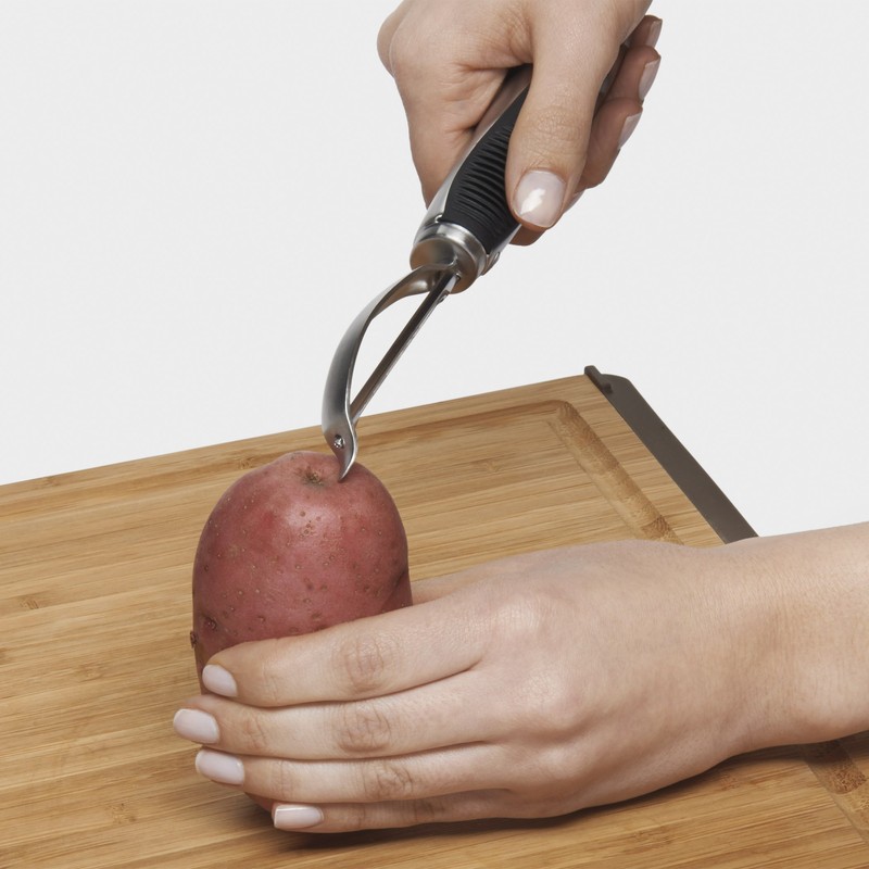 OXO Good Grips Steel Swivel Peeler, 1 ea, (50081)