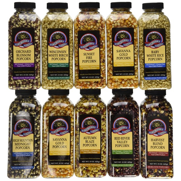 Gourmet Popping Corn - Case of 15 oz. bottles, A