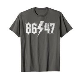 Sarcastic 8647 Vintage 80s Style 86 47 Rock Music 8647 T-Shirt