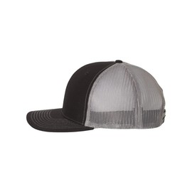 Dove Bird Hunting Sporting Collection Fully Embroidered Richardson 112 Snapback Trucker Cap Black/Charcoal