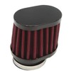 Ager 54mm Oval Power Filter, Black x Red, 4 Pack