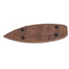 Boat Shape Coffee Tamper Holder Walnut Wood Coffee Distributor Holder