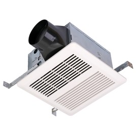 KAZE APPLIANCE SNP100H | 100 CFM | 0.8 Sone | Humidity Sensing | No Attic Access Required Bathroom Ventilation Exhaust Extractor Fan