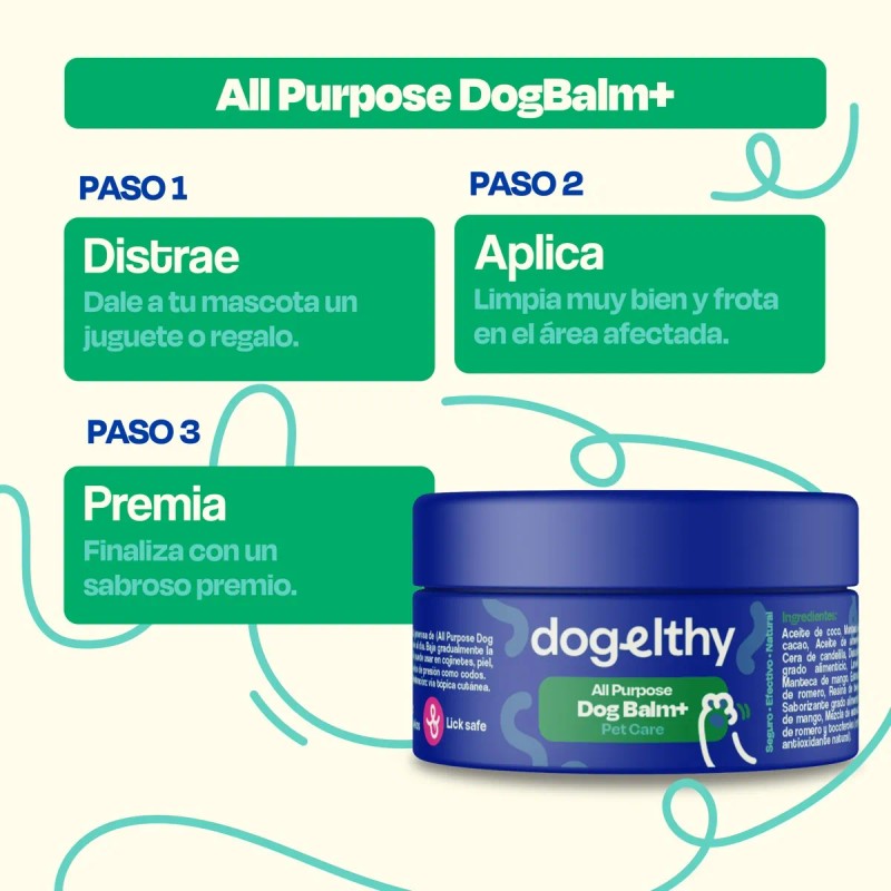 Dogelthy Balsamo Unguento Patitas Perro Dog Balm En Tarro