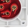 Waterproof Industrial Socket Nylon Brass 4 Pin Aviation Power Connector