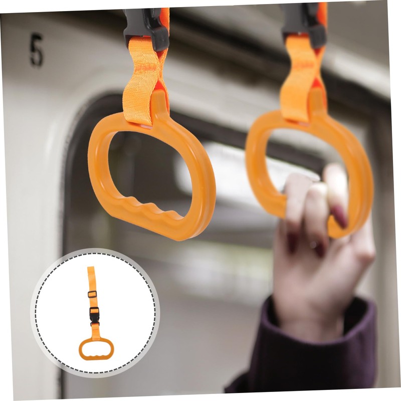 PACKOVE Car Assist Device Adjustable Cane Grab Lifter Strap for