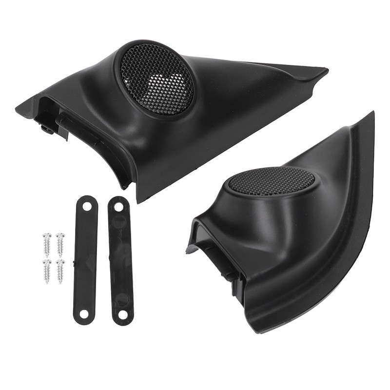 2pcs Door Pillar Tweeter Cover Trim Car Adaptations Replacement for