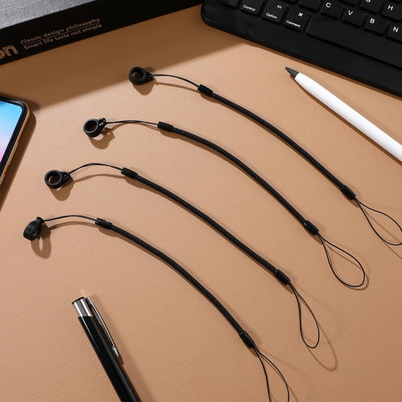 NUOBESTY Spiral Cord, Coil Strap, Curl Cord, for Pens, Stretchable,
