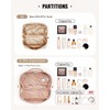 EACHY Travel Makeup Bag, Large Capacity Cosmetic Bags for Women,