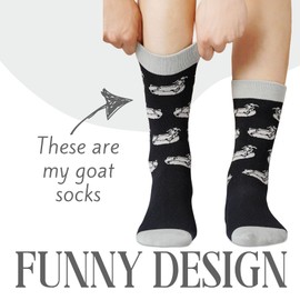 InnoBeta Goat Gifts Socks For Men Women - Gifts For Goat Lovers - Unisex