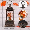 Fall Snow Globes, Scarecrow Couple with Pumpkin Scene Snow Globes,