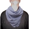 Wyoming Traders Solid Silk Wild Rag Scarf - Slate Blue
