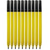 Felt Tip Pens, BLACK, VAI-STIX Colouring Drawing Pens, Pack of
